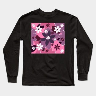 Colorful floral joy Long Sleeve T-Shirt